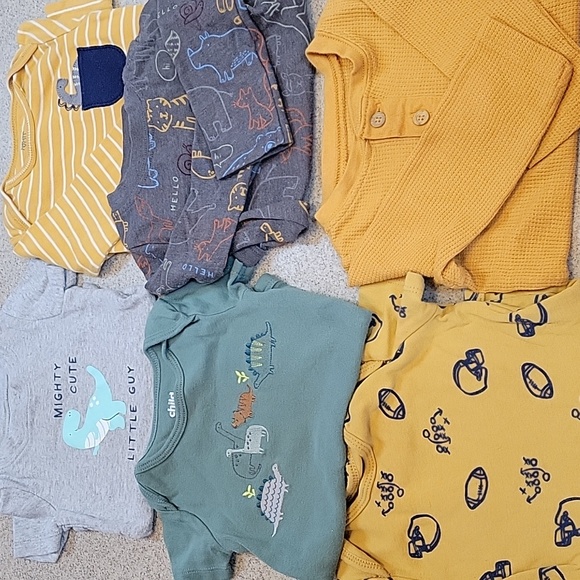 Carter's 36 piece lot of pants, jammies, onsies and more!